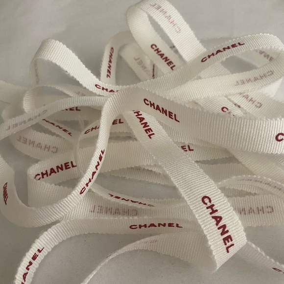CHANEL Other - 3 yards White Chanel Grosgrain Ribbon